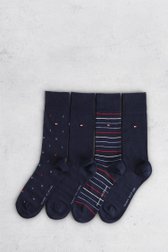 Le devant de Chaussettes navy – lot de 4 paires de Tommy Hilfiger pour Hommes