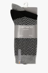 Chaussettes noires/grises - 2 paires	 de Camano pour Femmes