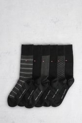 Le devant de Chaussettes noires – lot de 6 paires de Tommy Hilfiger pour Hommes