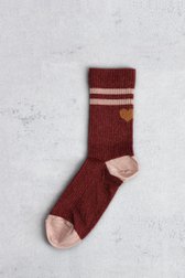 Le devant de Chaussettes pailletées rose foncé de MP Denmark pour Femmes