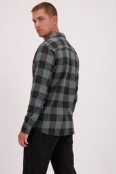 Le dos de Chemise à carreaux beige-noir - Slim fit de Only & Sons pour Hommes