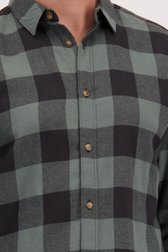 Détail de Chemise à carreaux beige-noir - Slim fit de Only & Sons pour Hommes