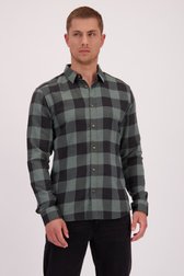 Le devant de Chemise à carreaux beige-noir - Slim fit de Only & Sons pour Hommes