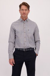 Le devant de Chemise à carreaux bleu-beige - Regular fit  de Dansaert Blue pour Hommes
