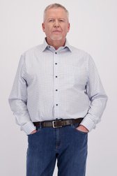 Chemise à carreaux bleu clair - comfort fit de Dansaert Black pour Hommes