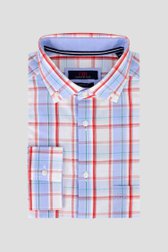 Chemise à carreaux bleu clair - comfort fit de Dansaert Blue pour Hommes