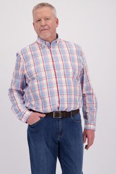 Chemise à carreaux bleu clair - comfort fit de Dansaert Blue pour Hommes
