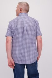 Chemise à carreaux bleu-rouge - comfort fit de Dansaert Blue pour Hommes