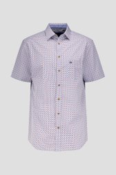 Chemise à carreaux bleu-rouge - Comfort fit de Dansaert Blue pour Hommes