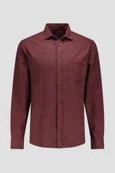 Photo produit 1 de Chemise à carreaux bordeaux et bleu – Regular fit de Ravøtt pour Hommes