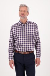 Chemise à carreaux en trois couleurs - comfort fit de Dansaert Blue pour Hommes