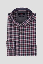 Chemise à carreaux foncée - comfort fit de Dansaert Blue pour Hommes
