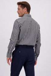 Le dos de Chemise à carreaux vert-bleu - regular fit de Dansaert Blue pour Hommes