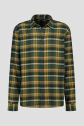 Chemise à carreaux vert/ocre - Regular fit	 de Jefferson pour Hommes