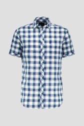 Photo produit 3 de Chemise à carreaux verts à manches courtes de Ravøtt pour Hommes