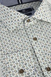 Photo produit 1 de Chemise à fine imprimé - Regular fit de Dansaert Blue pour Hommes