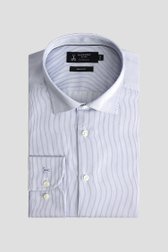 Photo produit 1 de Chemise à fines rayures bleues – Regular fit de Dansaert Black Premium pour Hommes