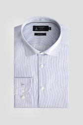 Photo produit 3 de Chemise à fines rayures bleues – Regular fit de Dansaert Black Premium pour Hommes