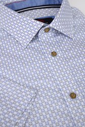Chemise à imprimé bleu-marron - Comfort fit de Dansaert Blue pour Hommes
