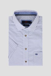 Chemise à imprimé bleu-marron - Comfort fit de Dansaert Blue pour Hommes
