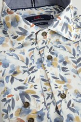 Photo produit 2 de Chemise à imprimé feuillage coloré – Regular fit de Dansaert Blue pour Hommes