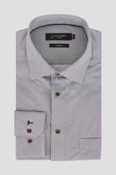 Chemise à imprimé fin - Comfort fit de Dansaert Black pour Hommes