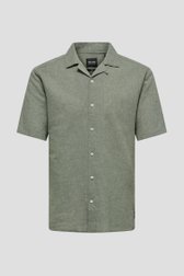 Photo produit 1 de Chemise à manches courtes vert tendre de Only & Sons pour Hommes