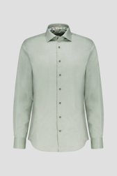 Chemise à manches longues vert clair - Slim fit de Michaelis pour Hommes
