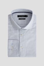 Photo produit 1 de Chemise à motif fin bleu – Slim fit de Dansaert Black pour Hommes