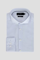 Photo produit 1 de Chemise à rayures blanches et bleues - Regular fit de Dansaert Black Premium pour Hommes