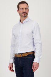 Le devant de Chemise à rayures blanches et bleues - Regular fit de Dansaert Black Premium pour Hommes