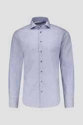 Chemise avec imprimé bleu fin - Slim fit de Michaelis pour Hommes