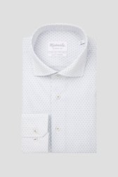 Chemise avec imprimé de fleurs bleues - Slim fit de Michaelis pour Hommes