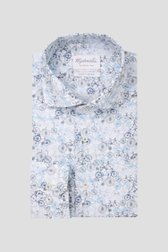 Chemise avec imprimé de vélos bleus- Slim fit de Michaelis pour Hommes