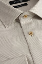 Photo produit 1 de Chemise beige à imprimé fin – Comfort fit de Dansaert Black pour Hommes