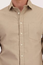Détail de Chemise beige à motif subtil de Casual Five pour Hommes