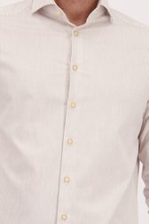 Photo supplémentaire 3 de  Chemise beige clair à rayures - regular fit de Upper East pour Hommes