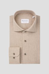 Chemise beige - Slim fit de Michaelis pour Hommes