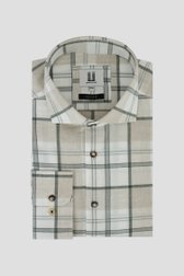 Photo produit 1 de Chemise blanc à motif à carreaux - Regular fit de Upper East pour Hommes