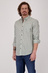 Chemise blanc-vert-bleu - regular fit de Bluefields pour Hommes