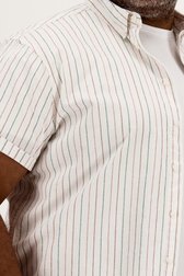 Chemise blanche à fines rayures de Jefferson pour Hommes