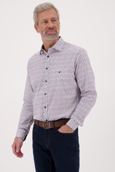 Chemise blanche à imprimé coloré - regular fit  de Dansaert Blue pour Hommes