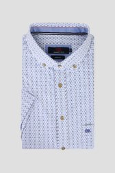 Chemise blanche à imprimé fin bleu – Comfort fit de Dansaert Blue pour Hommes
