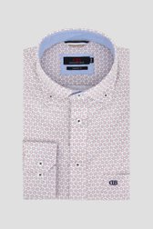 Chemise blanche à imprimé fin - Comfort fit  de Dansaert Blue pour Hommes