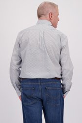 Chemise blanche à imprimé fin - Comfort fit de Dansaert Blue pour Hommes