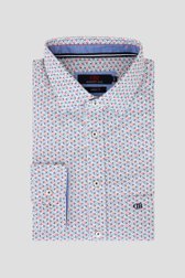 Chemise blanche à imprimé fin - Comfort fit de Dansaert Blue pour Hommes