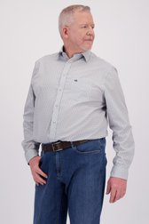 Chemise blanche à imprimé fin - Comfort fit de Dansaert Blue pour Hommes