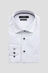 Chemise blanche à imprimé fin - regular fit de Dansaert Black pour Hommes