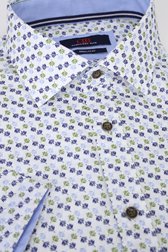 Chemise blanche à imprimé fin - Regular fit de Dansaert Blue pour Hommes
