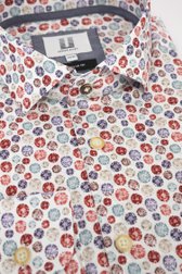 Chemise blanche à imprimé fin - regular fit  de Upper East pour Hommes